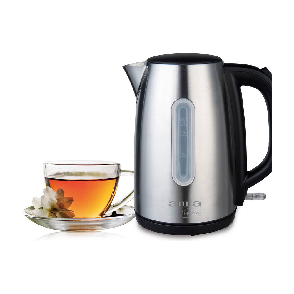 Hervidor El&eacute;ctrico 1.7l Aiwa Acero Inoxidable 2200w Aw-jd1402a image number 3.0