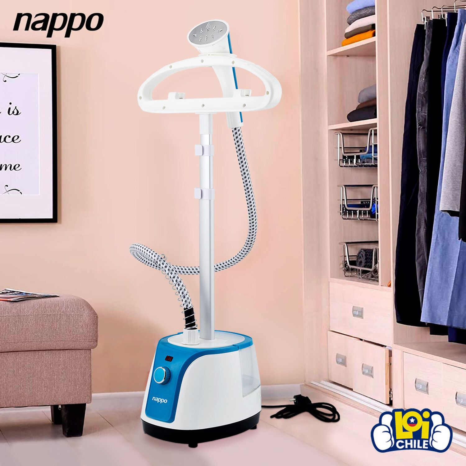 Plancha A Vapor Vertical Nappo 1800w Regulable 2l image number 13.0