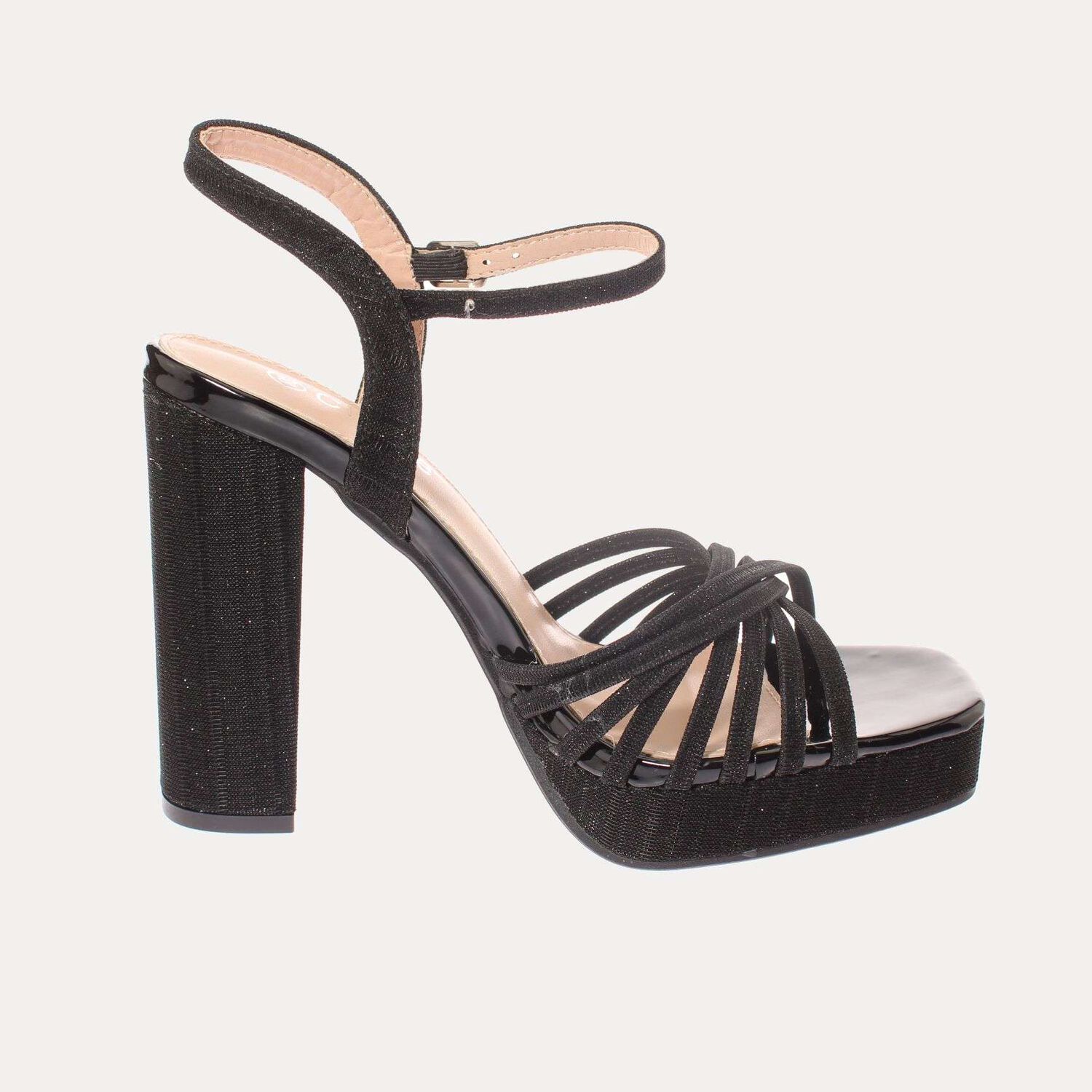 Sandalia Negro V&iacute;a Franca Art. 5kd85black image number 3.0