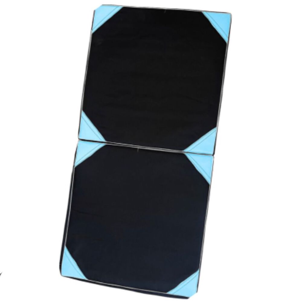 Colchoneta Deportiva Gimnasia Pilates Plegable 200x50 Cm Negro image number 2.0