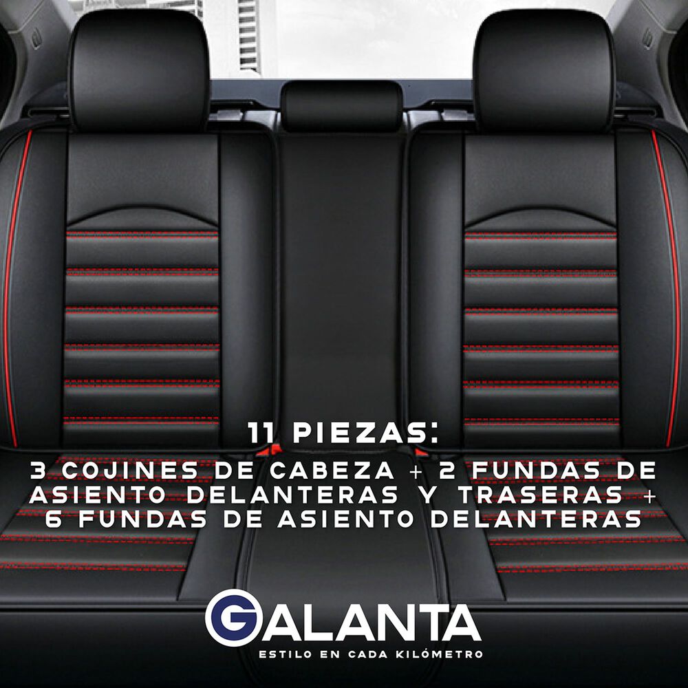 Funda Cubre Asiento Ecocuero Galanta Set 5 Asientos Luxury image number 2.0