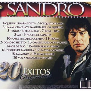 Sandro - 20 Exitos Originales | Cd