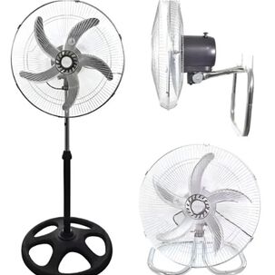 Pack 2 Ventilador Industrial Metalico 18 Alta Potencia 3 En1