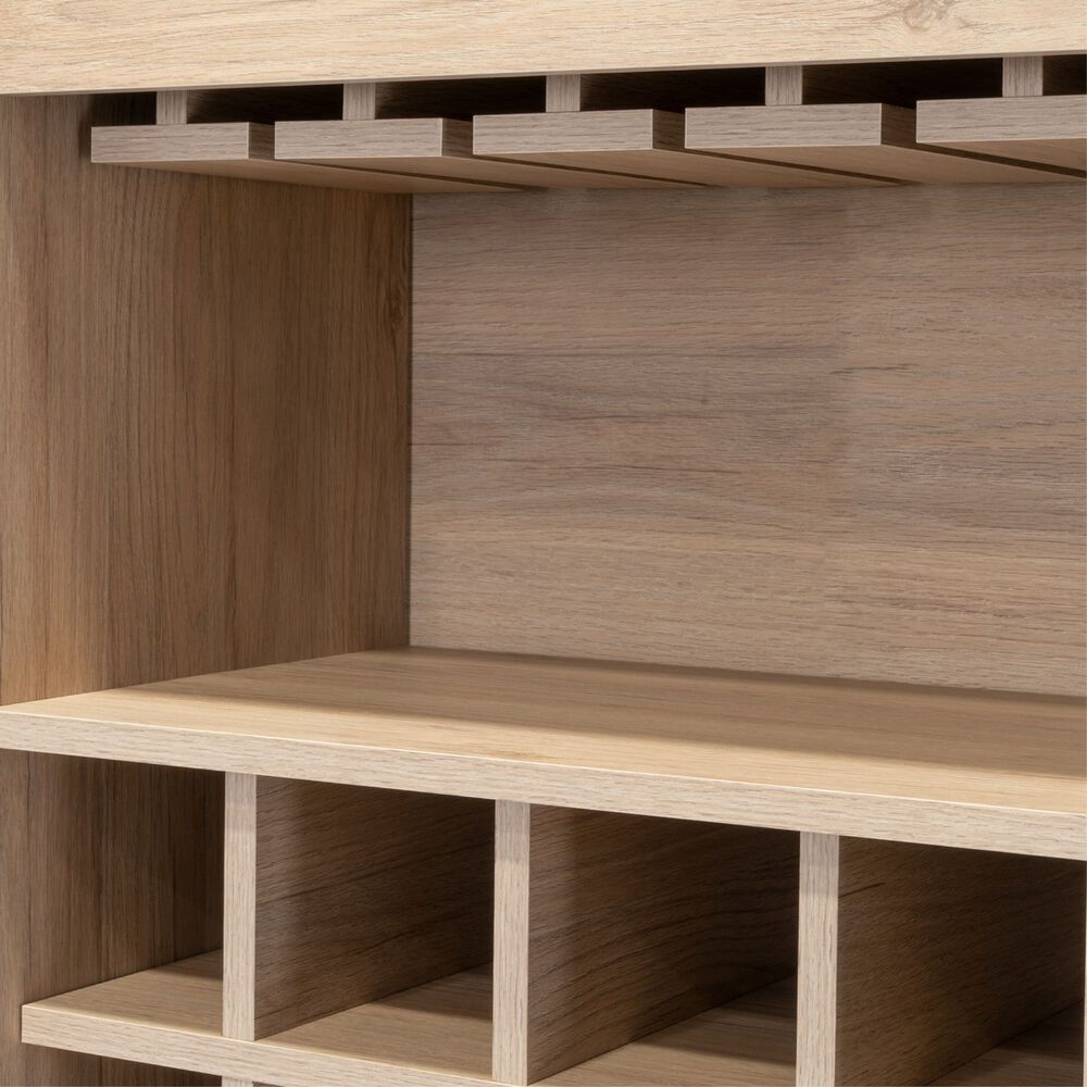 Bar Alto 2 Puertas 16 Botelleros Fm-001c Caf&eacute; Claro image number 6.0