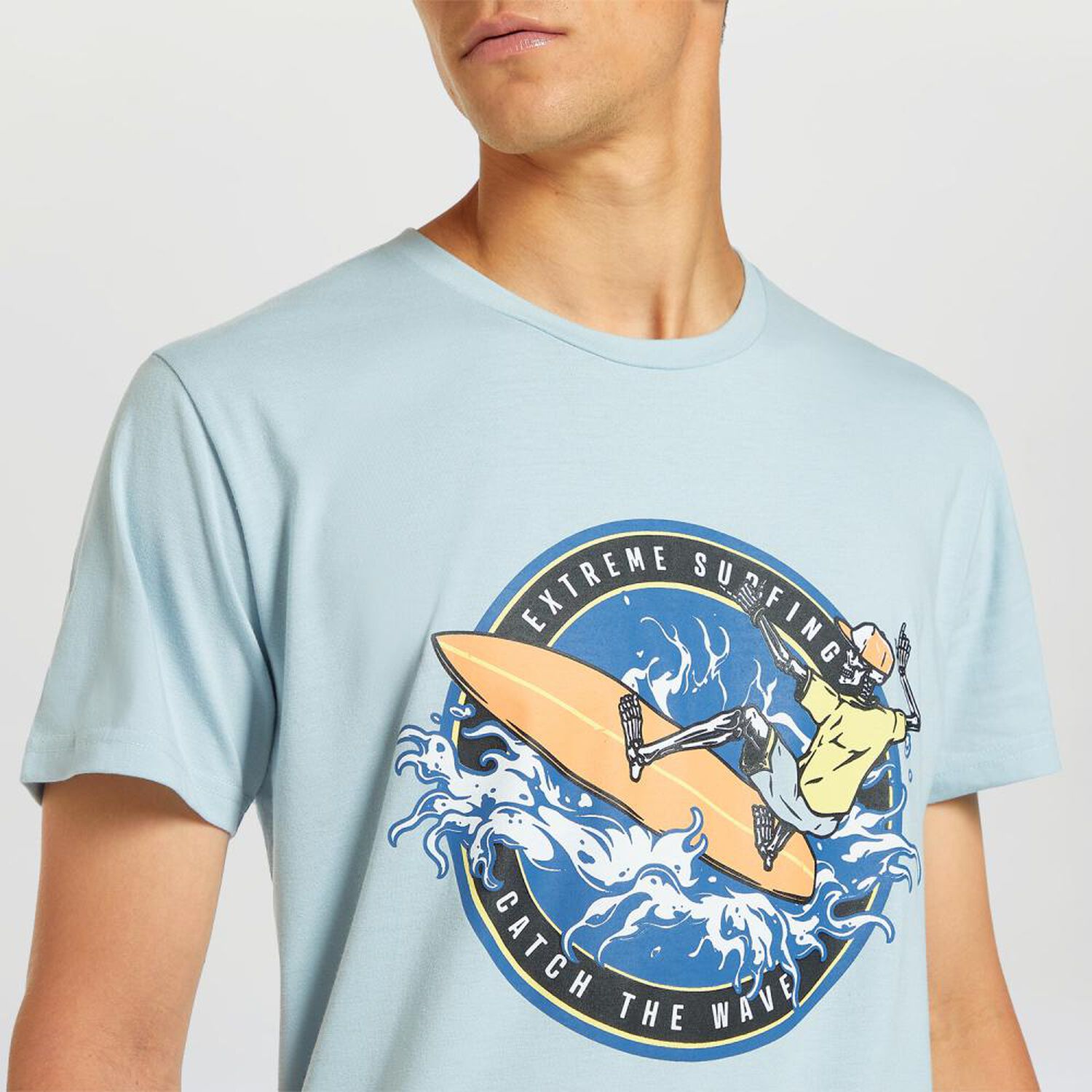 Polera Regular Manga Corta Cuello Redondo Hombre Ocean Pacific image number 4.0