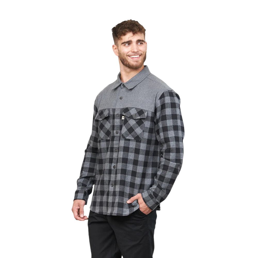 Camisa Longrider Negro Hombre Falcone image number 2.0