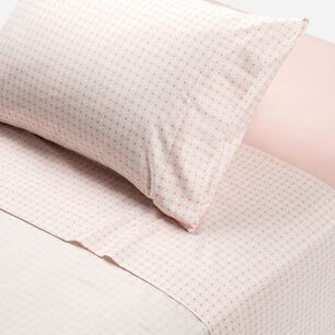 Juego De S&aacute;banas Rosen Microfibra Grace Rose / 1.5 Plazas