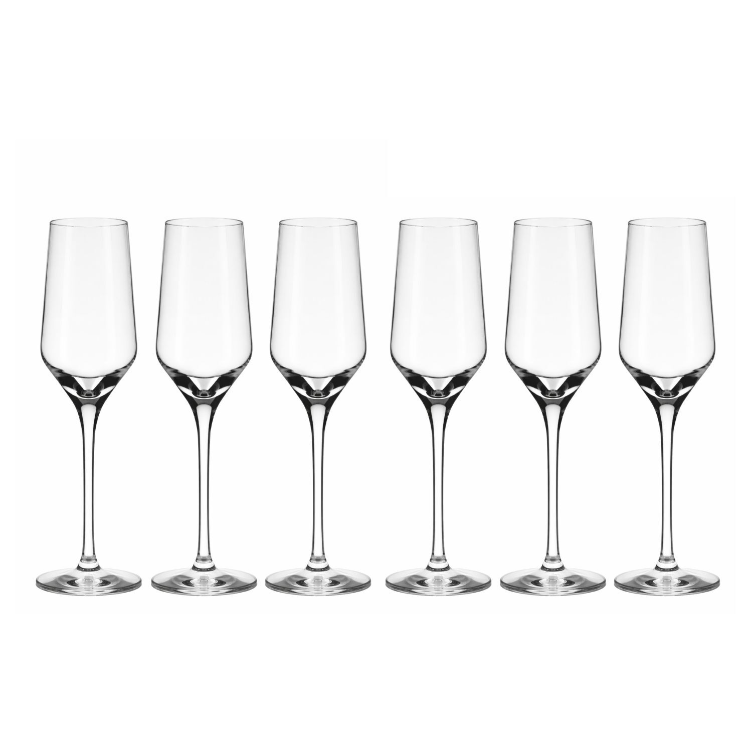 Set 6 Copas 225ml Champagne Brunello Nadir Transparente image number 0.0