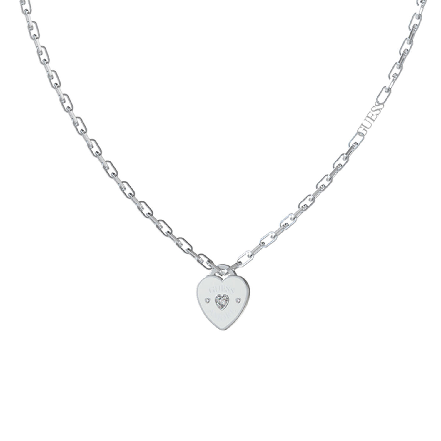 Collar Guess Jubn05060jwrht-u Plateado image number 1.0