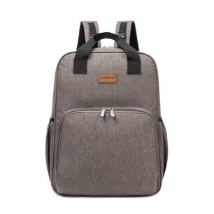 Mochila Maternal 3en1 Pa&ntilde;alera Cuna Y Mudador Gris Bebesit