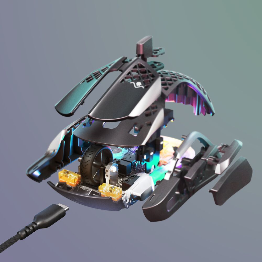 Mouse Gamer Steelseries Aerox 5 Ultraligero 18000 Dpi Negro image number 3.0