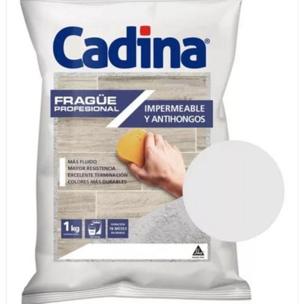 Frague Fluido Beige 1kg Impermeable Antihongos Cadina image number 2.0