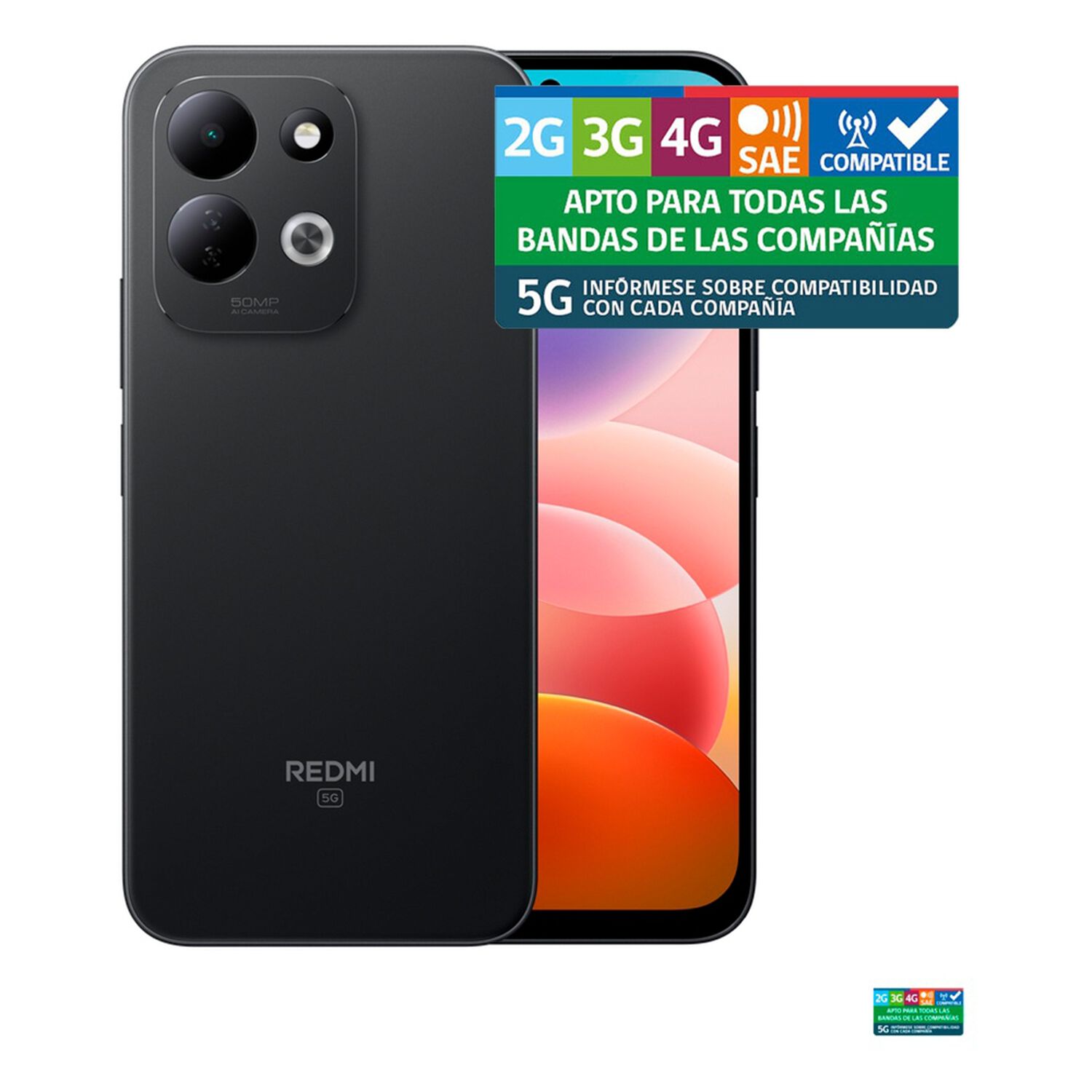 Smartphone Xiaomi Redmi 17 / 5G / 128 GB / Negro / Liberado image number 10.0