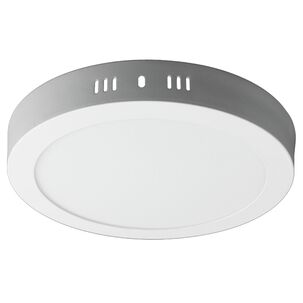 Panel Led Redondo Sobrepuesto De 18w, Luz Día 6500k