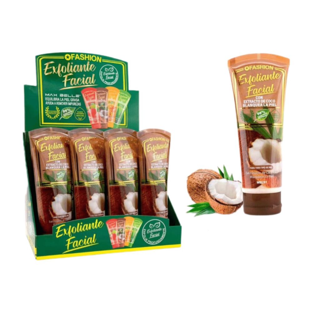 Exfoliante Facial Con Extracto De Coco Blanquea La Piel image number 1.0