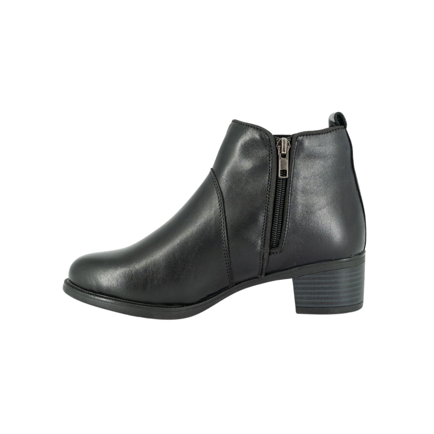 Botin De Cuero Lady Negro Alquimia image number 3.0