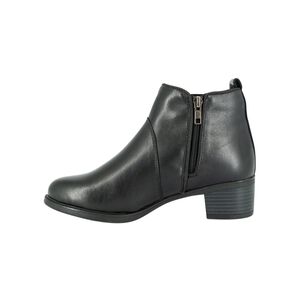 Botin De Cuero Lady Negro Alquimia
