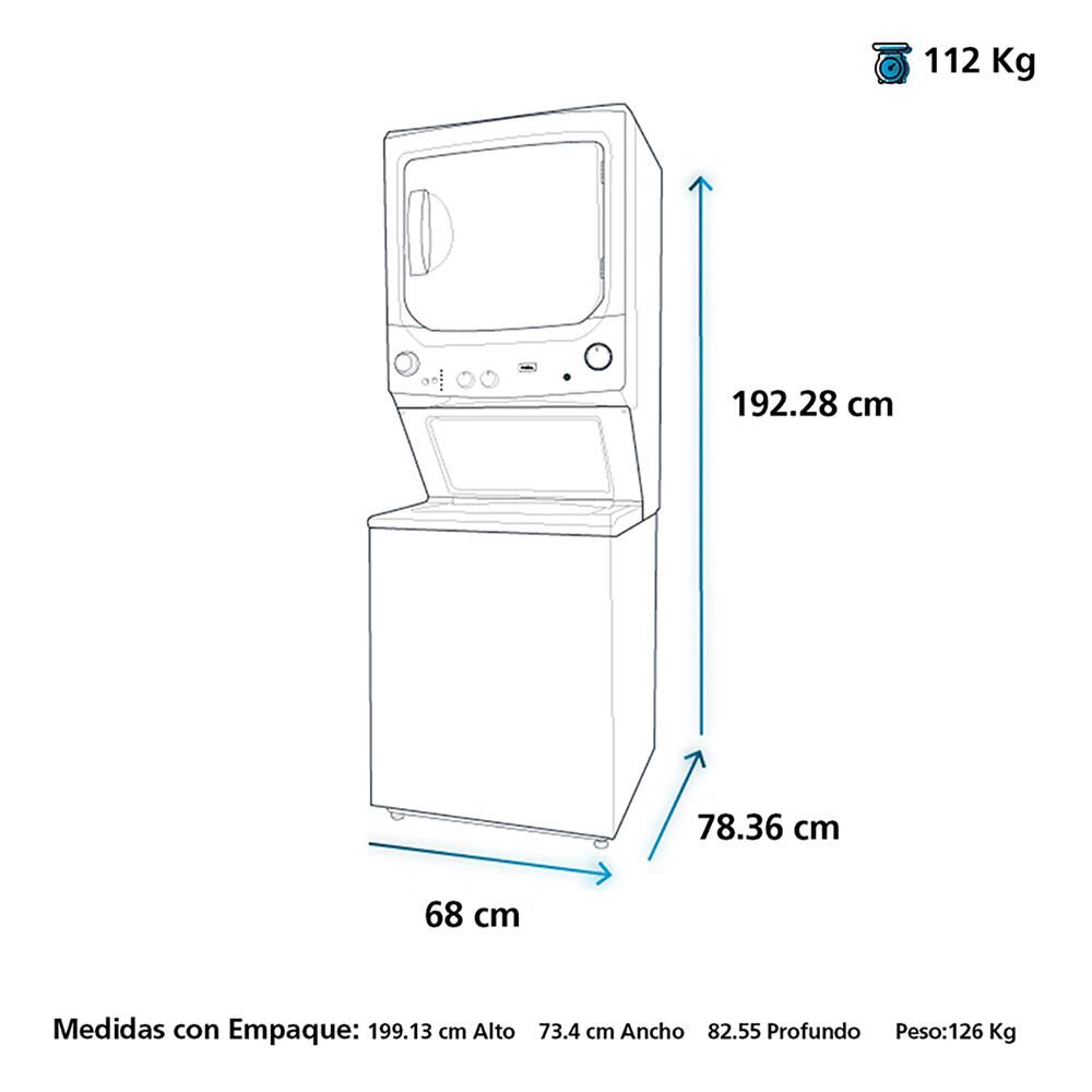 Centro De Lavado Mabe MCL2040PSDG0 / 17 Kg / 12 Kg image number 11.0