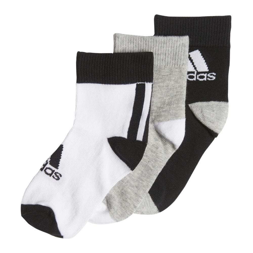 Calcetines Unisex Adidas Little Kids Ankle 3pp image number 0.0