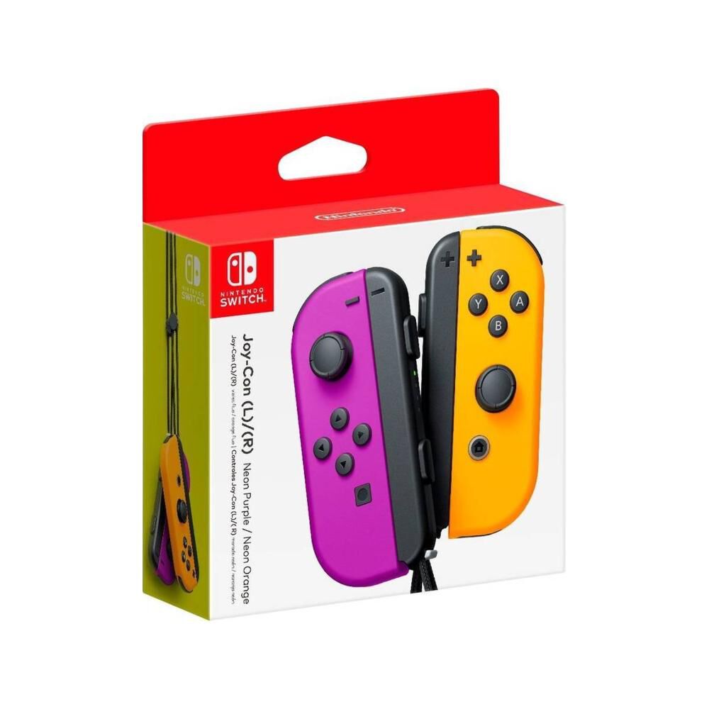 Nintendo Joy-con Pair Neon Purple / Orange