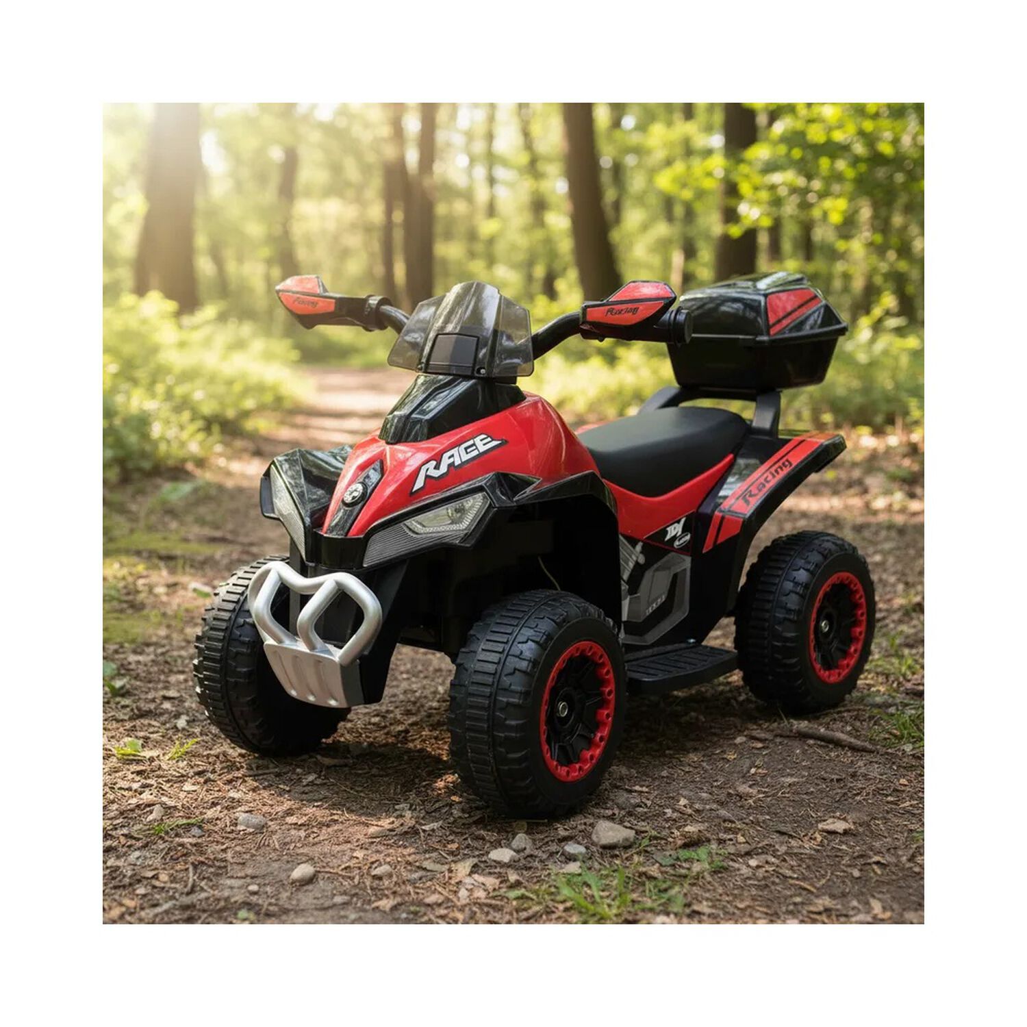 Cuatrimoto A Bater&iacute;a Quad Lx Roja Bebesit image number 1.0