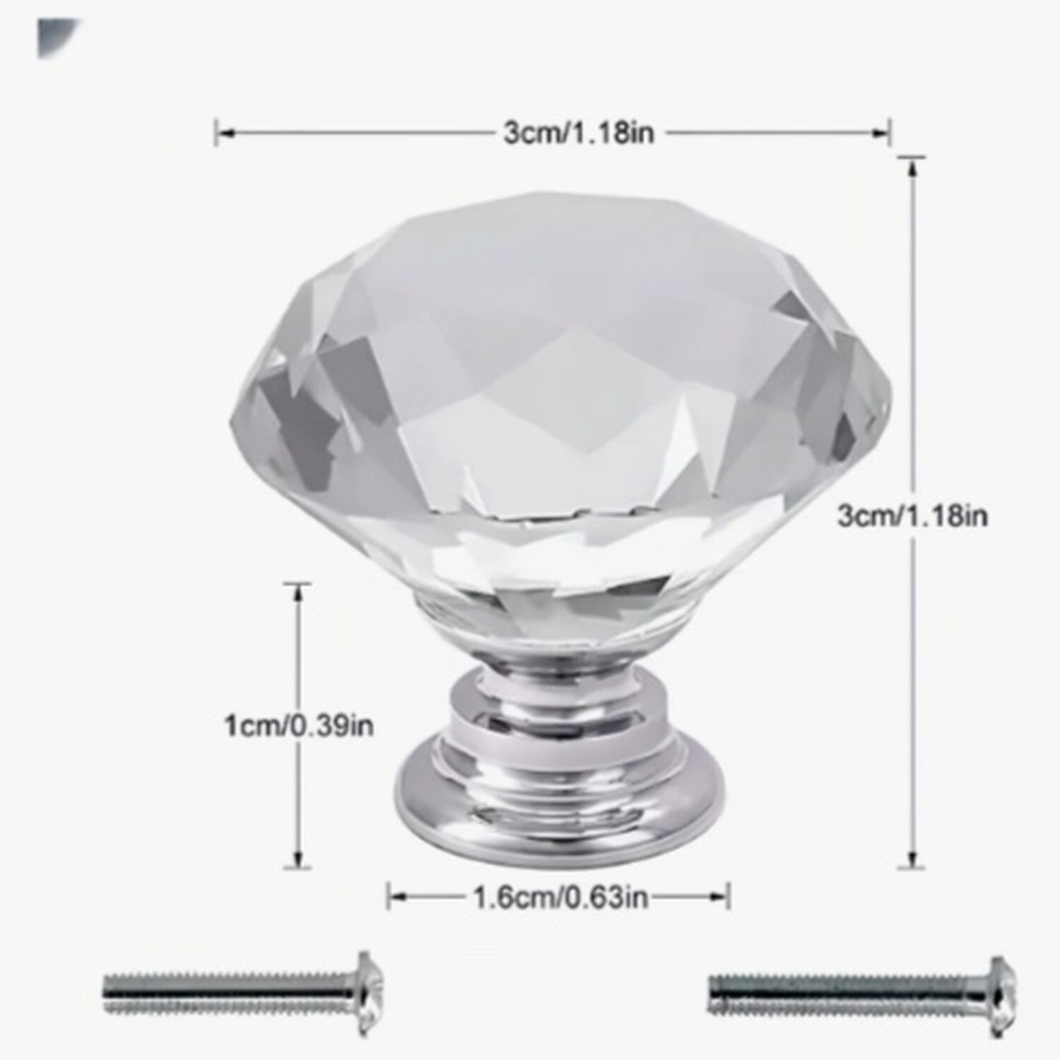 Tirador Diamante 10 Pcs image number 1.0