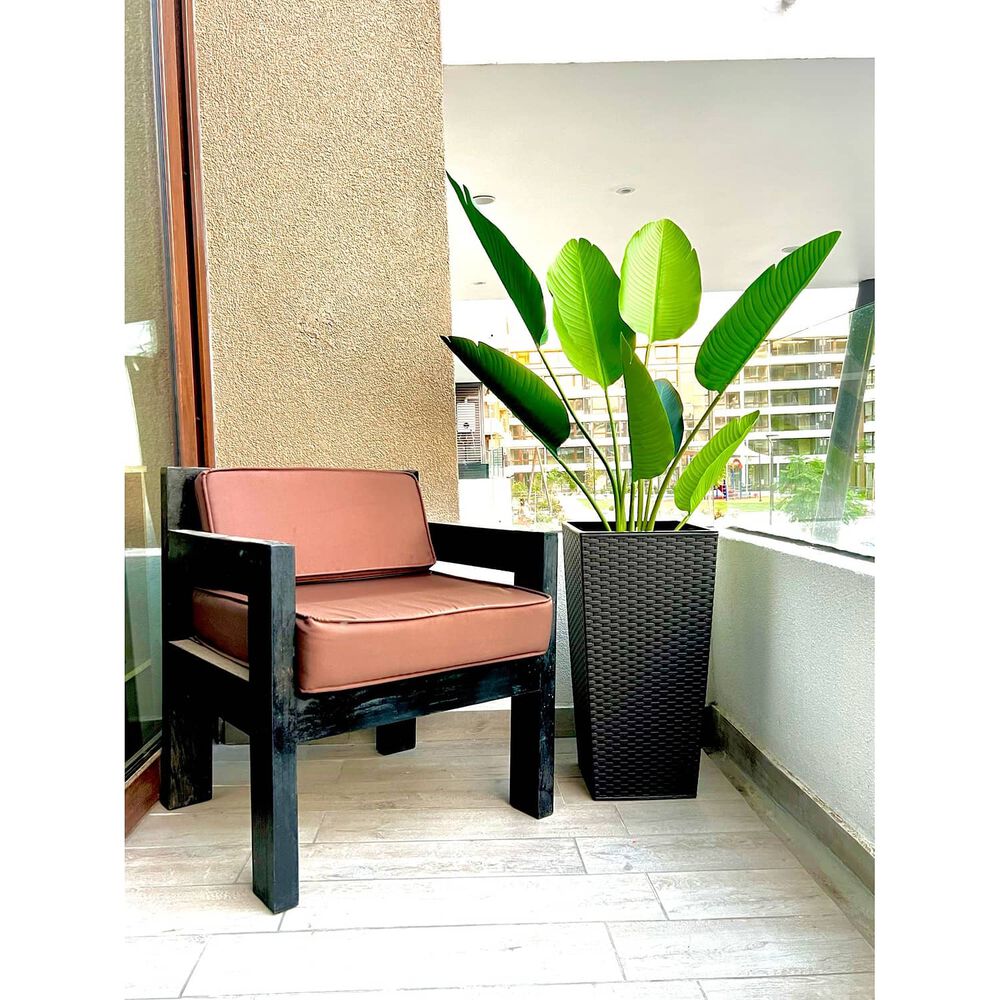 Planta Artificial Ave Del Paraiso 120 Cm 8 Hojas / Arbusto Real image number 3.0