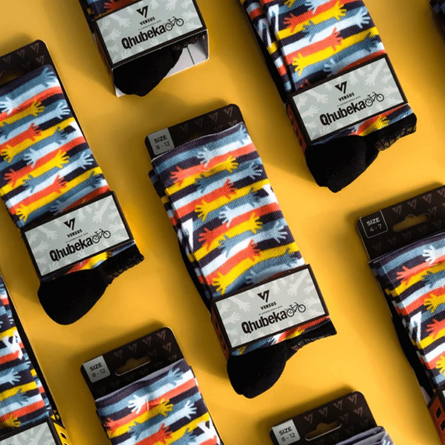 Qhubeka Elite Calcet&iacute;n Deportivo Versus Sock M/l image number 1.0