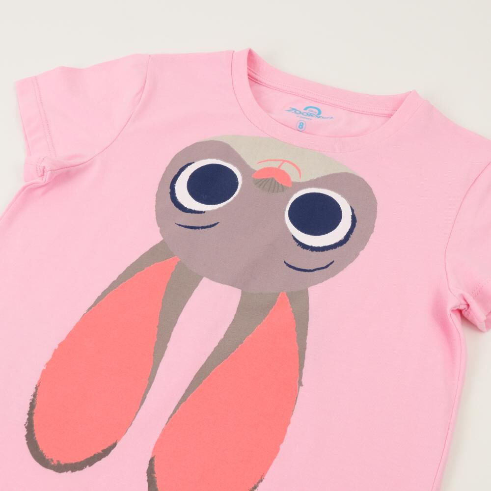 Polera Manga Corta Niña Hopps Zootopia image number 2.0
