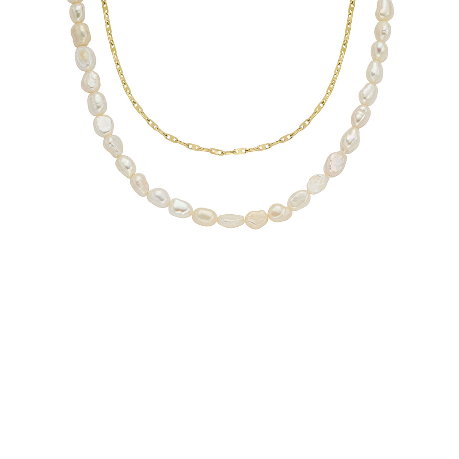 Collar Fossil Jf04728710 Dorado Mujer image number 1.0