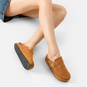 Zueco Vintage Confort Con Hebilla Mujer Weide Qiu359