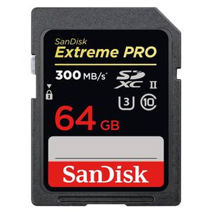 Tarjeta Sd Extreme Pro 64gb Uhs-ii 300mb/s Sandisk Sdsdxdk