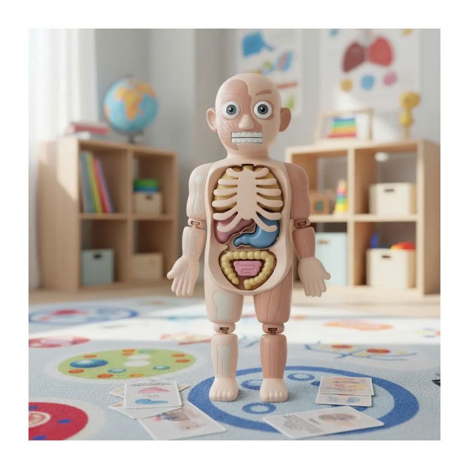 Modelo Anatomico Cuerpo Humano Didactico Organos 21 Pzs image number 2.0