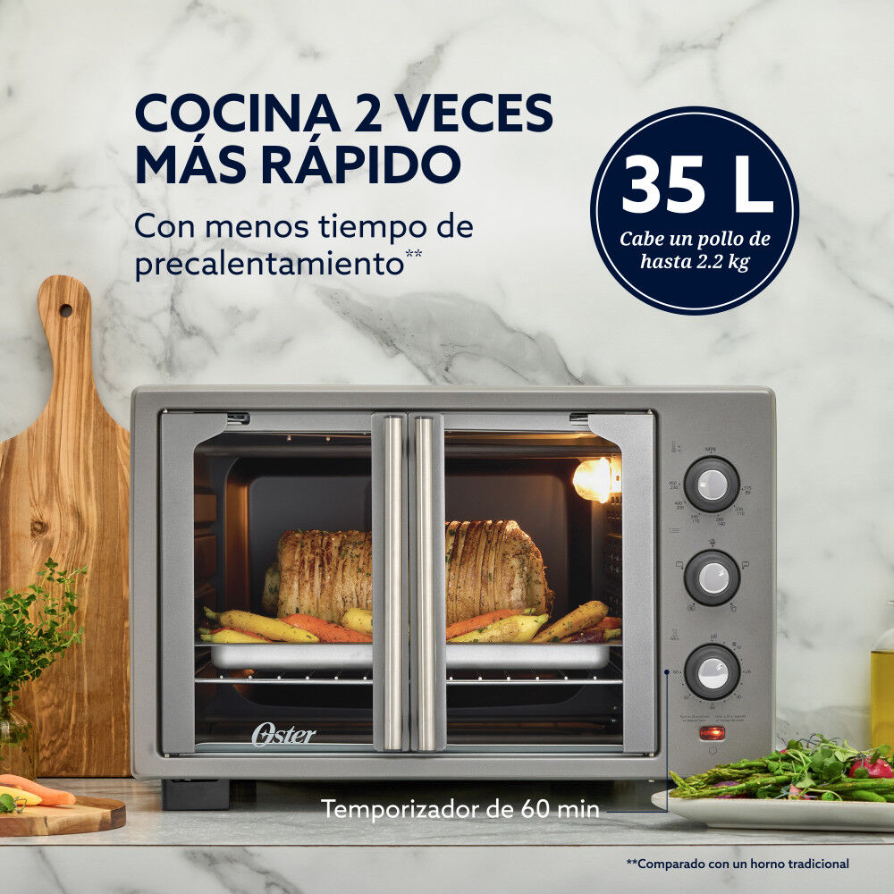 Horno Con Freidora Aire Oster 35 Lt Tssttv35fdmafns image number 3.0