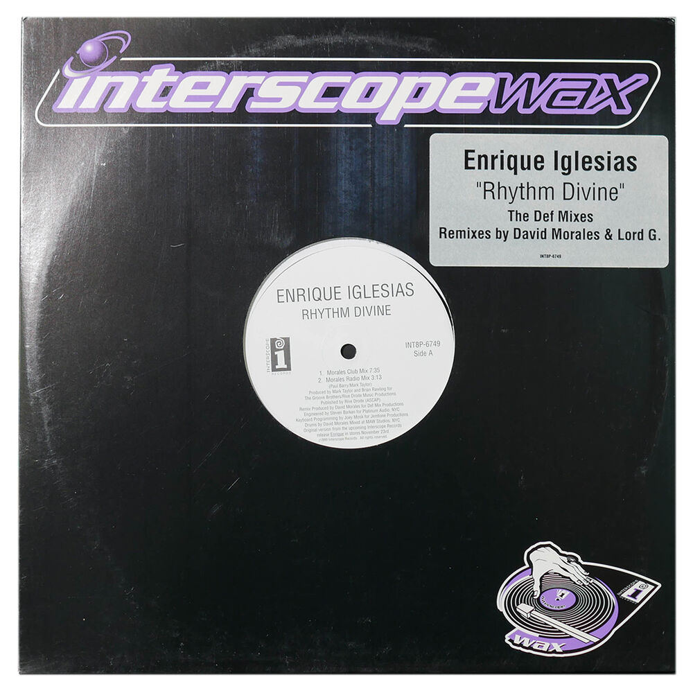 Enrique Iglesias - Rhythm Divine | 12" Maxi Single Usado image number 1.0