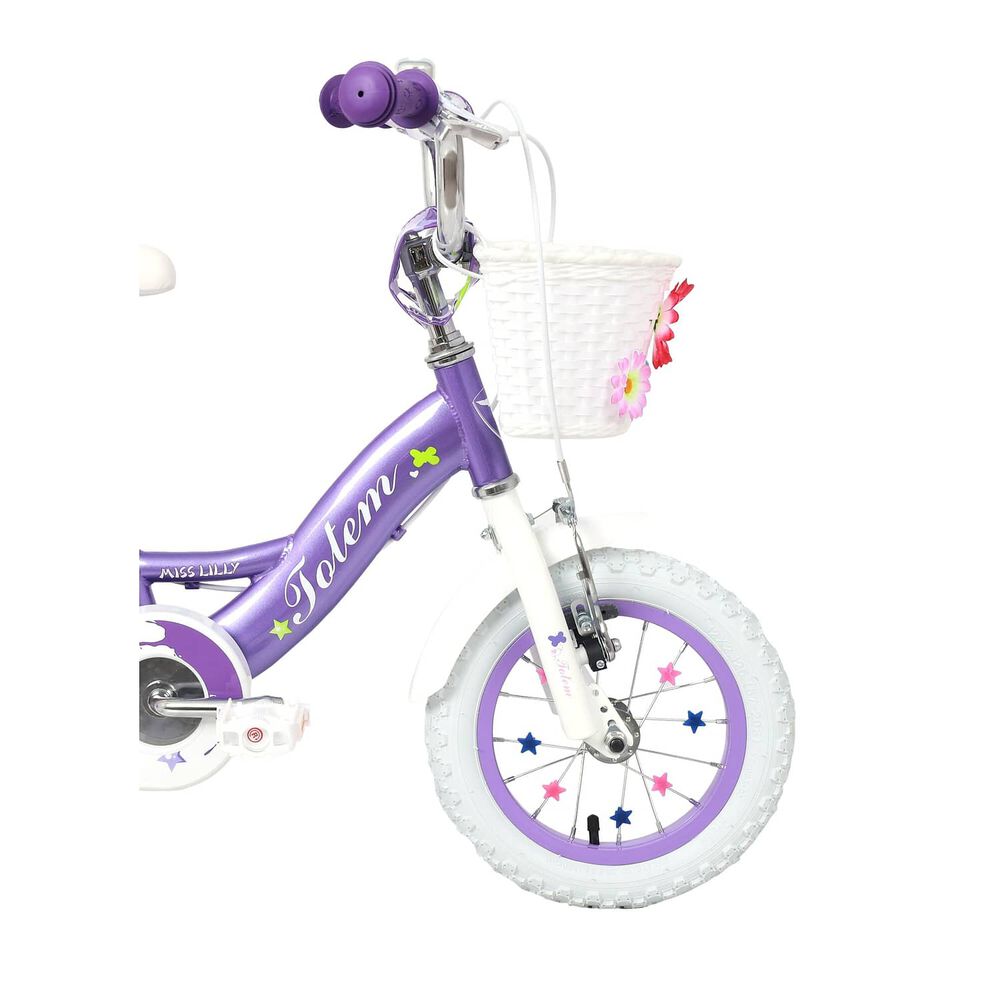 Bicicleta Totem Infantil Aro 12 Miss Lilly Color Morado image number 3.0
