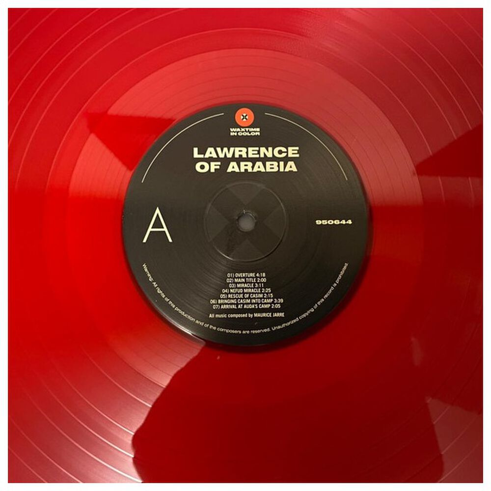 Lawrence Of Arabia - O.s.t. (maurice Jarre) (transparent Red Vinyl) | Vinilo image number 2.0