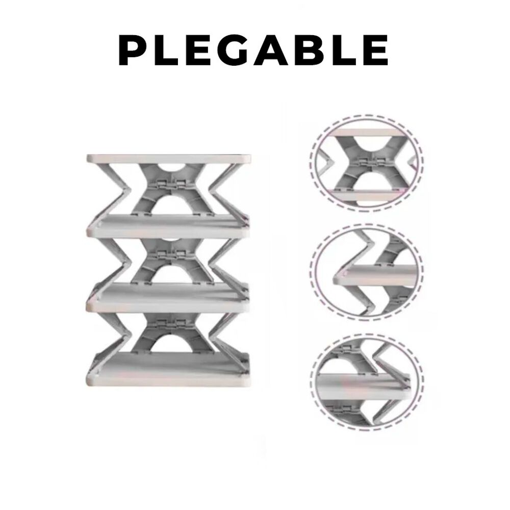 Estante Organizador De Zapatos Plegable De M&uacute;ltiples Niveles image number 5.0