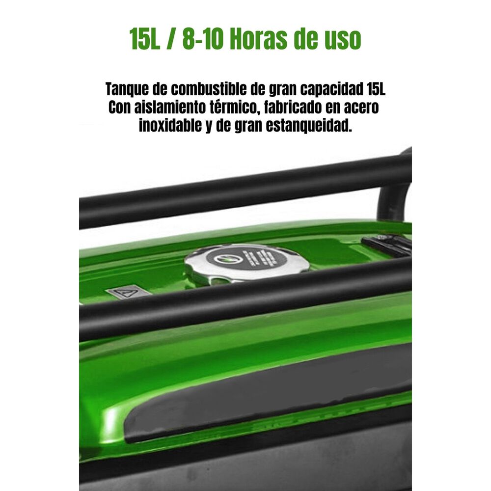 Generador El&eacute;ctrico A Gasolina Ohv 3500w Hd Amarillo image number 4.0