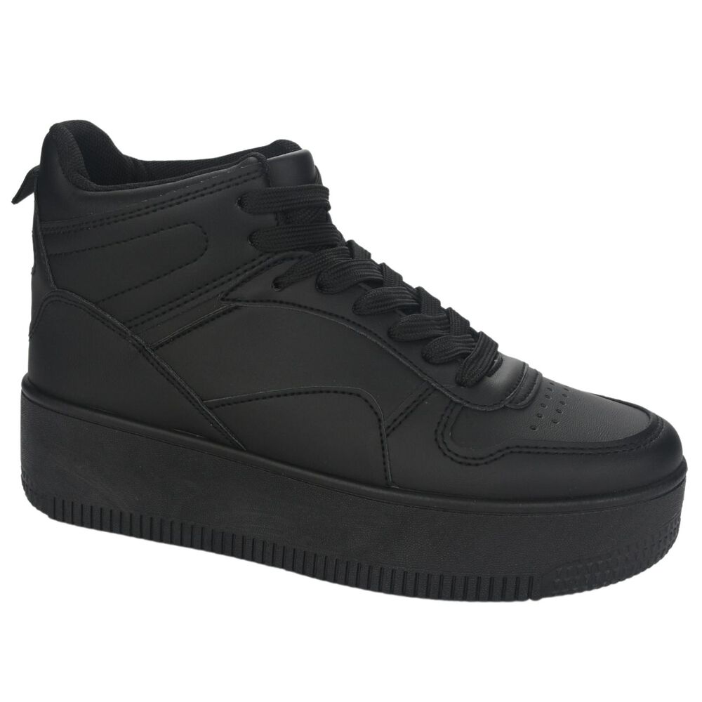 Zapatilla Chalada Mujer Metta-8 Negro Plataforma image number 0.0