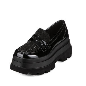 Mocasin Negro Casual Mujer Weide Dh77