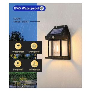 Aplique Pared Solar De Exterior Con Sensores De Movimiento