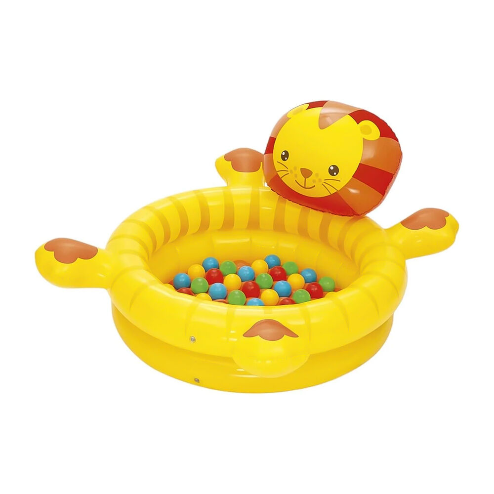 Piscina Bestway Leon Inflable Con Pelotas 111x98x61.5cm image number 0.0