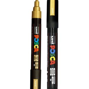 Marcador Acr&iacute;lico Dorado 3m Posca