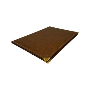 Carpeta De Ecocuero Cafe