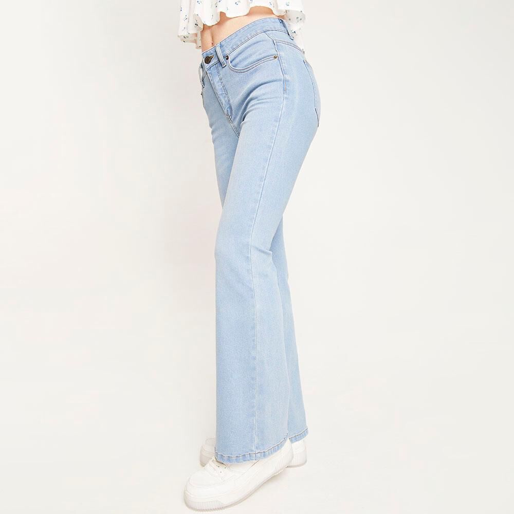 Jeans Tiro Alto Flare Mujer Freedom image number 5.0