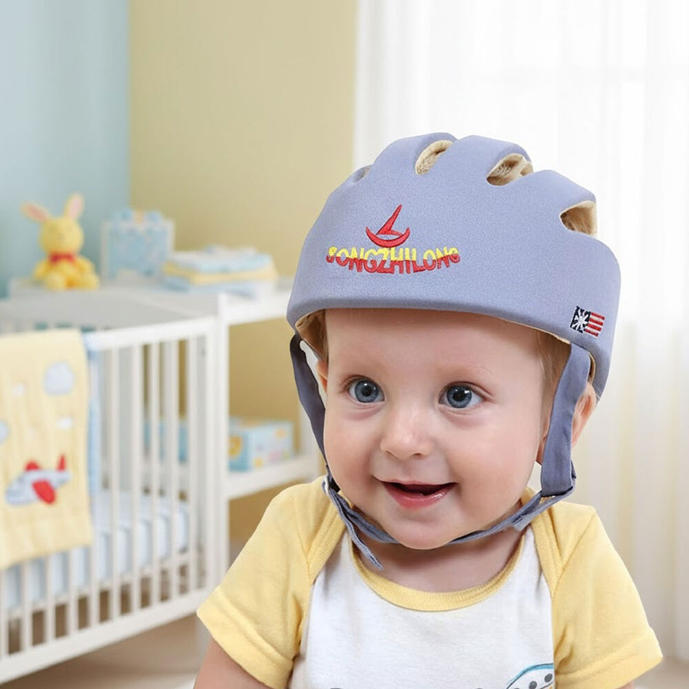 Casco Bebe Protector Antigolpe Seguridad Gateo image number 3.0