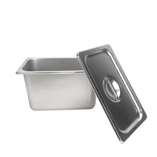 Contenedor Gastronomico De Acero Para Cocina 33x18x15 Cm