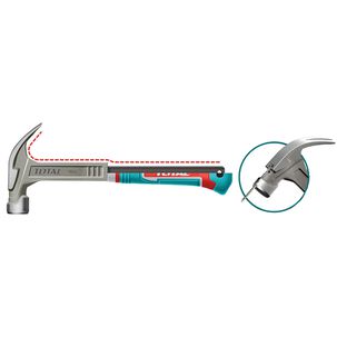 Martillo Mango Fibra 16oz Total