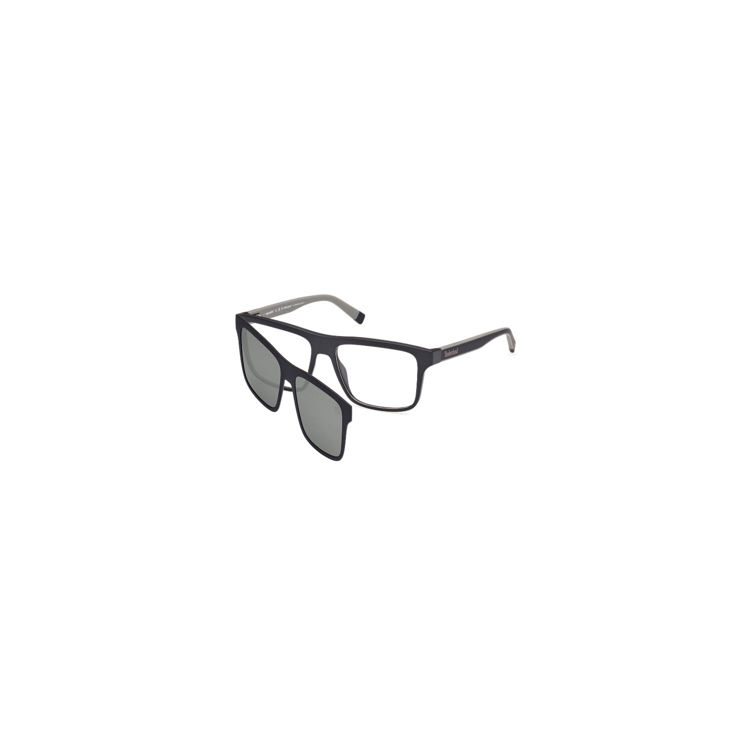 Lentes &Oacute;pticos Con Clip On Negro Mate Timberland image number 1.0